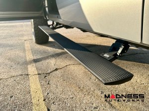 GMC Sierra Side Steps - E-Power Running Boards - Crew Cab - Body Armor 4x4 (2007-2018)